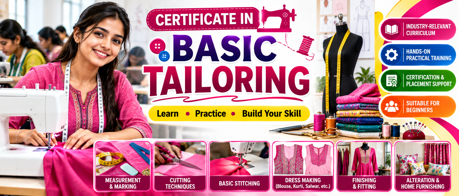 Certificate in Basic Tailoring